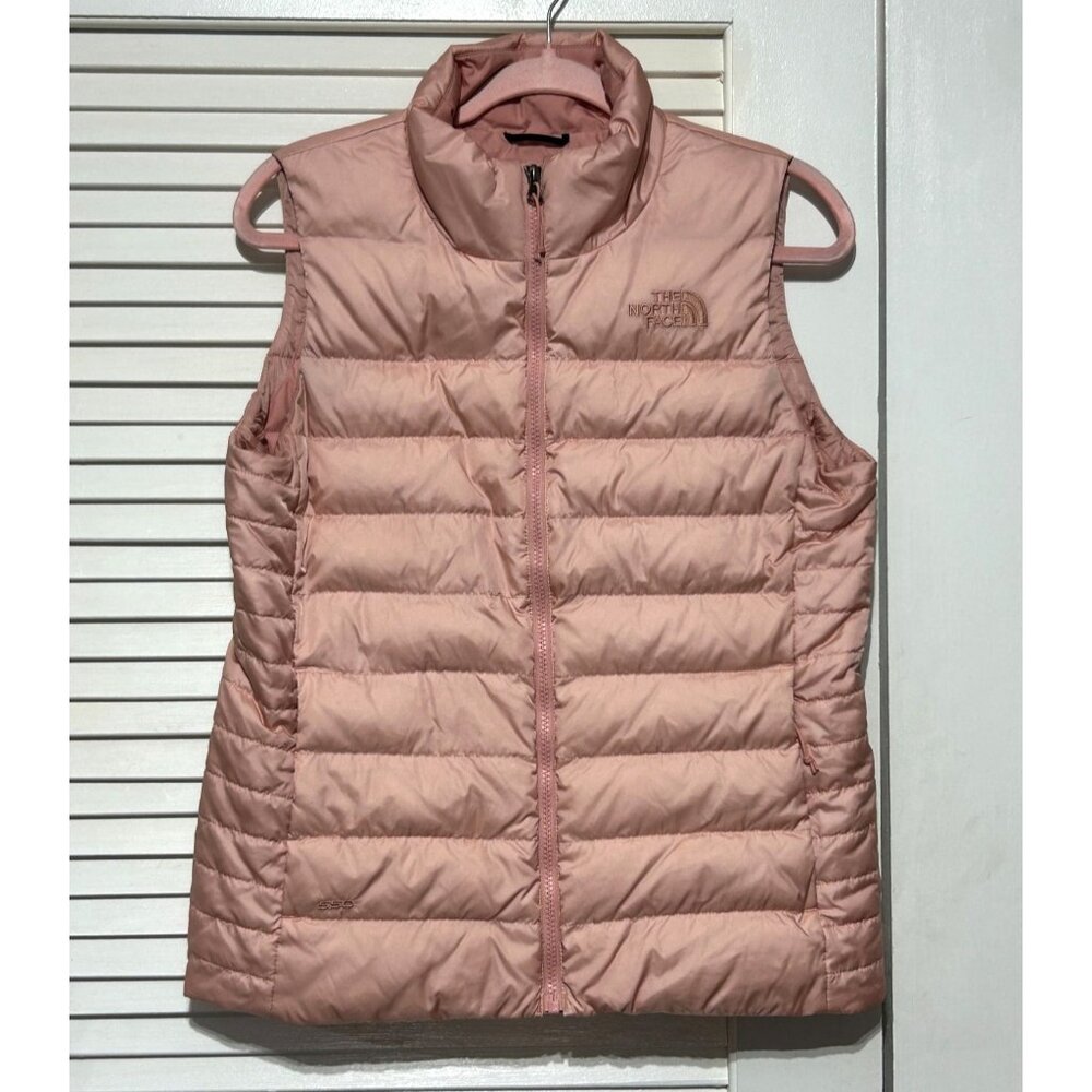 The North Face Women's Pink Aconcagua Down Puffer Vest Size Medium 3150 - Picture 11 of 15